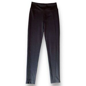 Spanx Assets Womens Ponte Shaping Leggings Sz Medium Black  High Waist Slimming